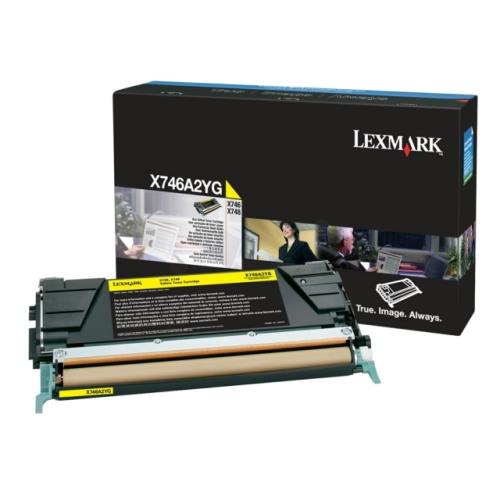 Lexmark Toner gelb (X746A2YG / 0X746A2YG)