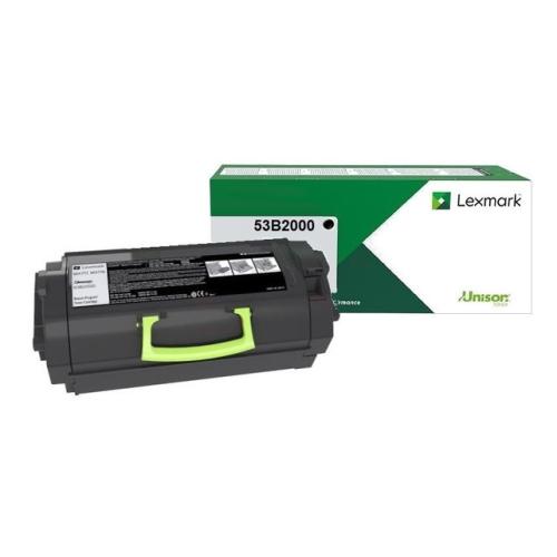 Lexmark Toner schwarz (53B2000 / 053B2000) (Return)