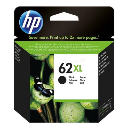 HP Tintenpatrone schwarz (C2P05AE#301 / 62XL) (hohe Kapazität)