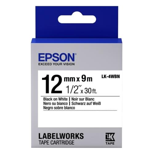 Epson Farbband schwarz / weiss (C53S654021 / LK4WBN)