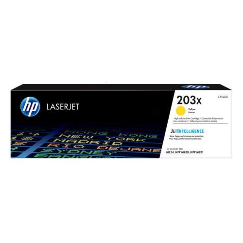 HP Toner gelb (CF542X / 203X) (hohe Kapazität)