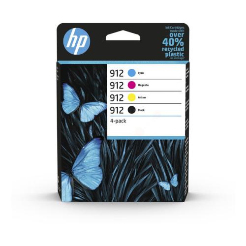 HP Tintenpatrone schwarz / Cyan / magenta / gelb (6ZC74AE#301 / 912) (Multipack)