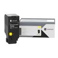 Lexmark Toner gelb (81C0X40 / 081C0X40) (hohe Kapazität)